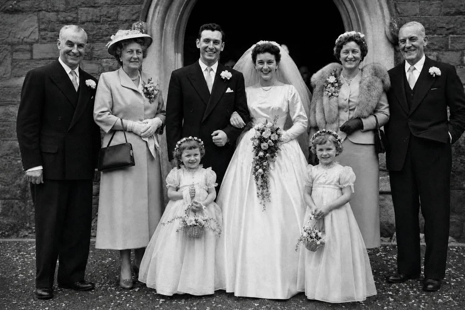 The same wedding print, restored and kept alongside.